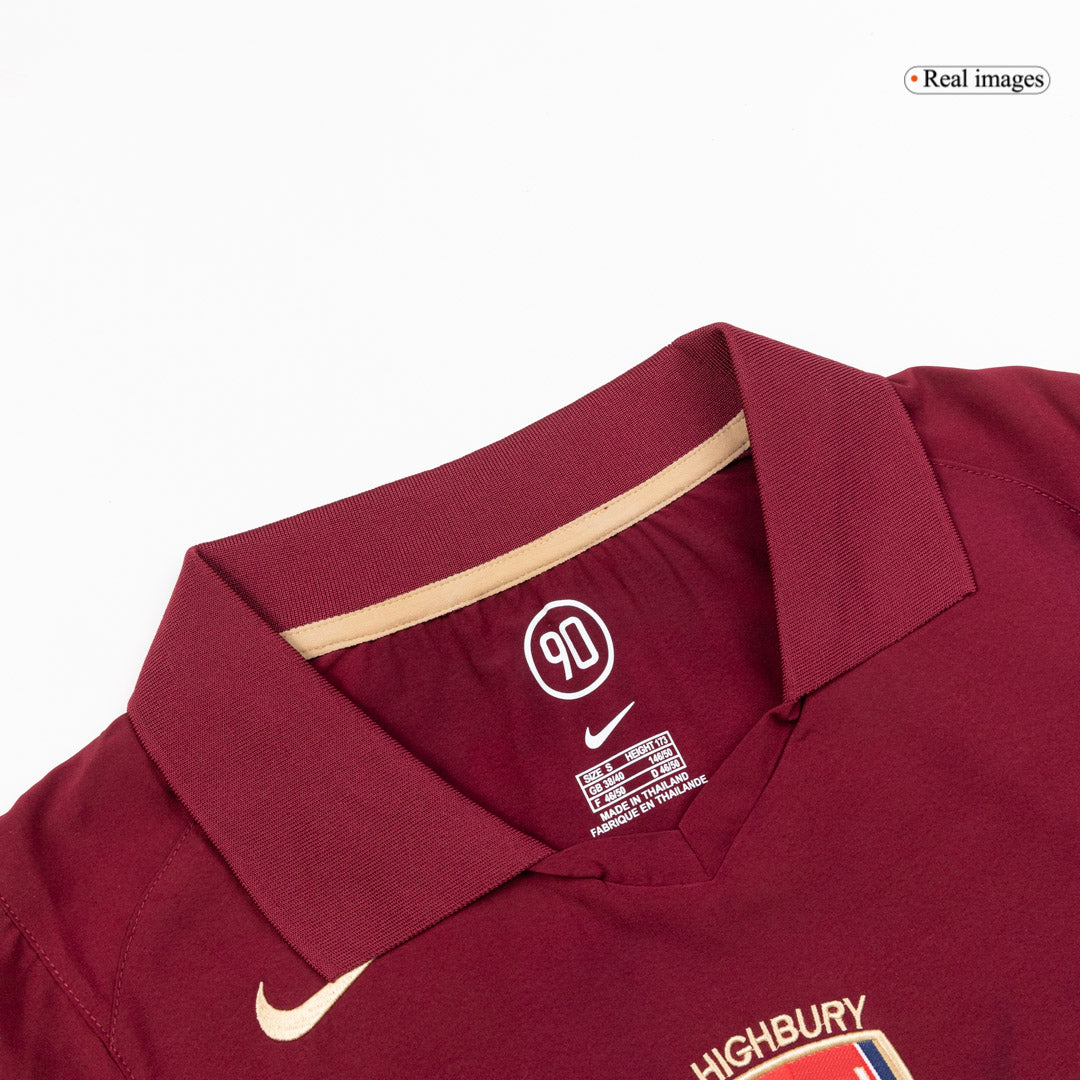 Retro Men's Arsenal 2005/06 Home Long Sleeve Soccer Jersey