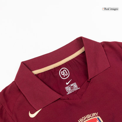 Retro Men's Arsenal 2005/06 Home Long Sleeve Soccer Jersey