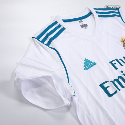 Real Madrid 2017/18 Retro Home Soccer Jersey