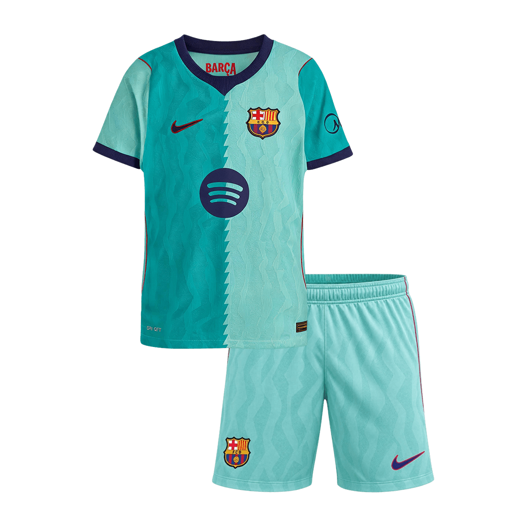 Kids Barcelona 2026/27 Third Away Soccer Kit