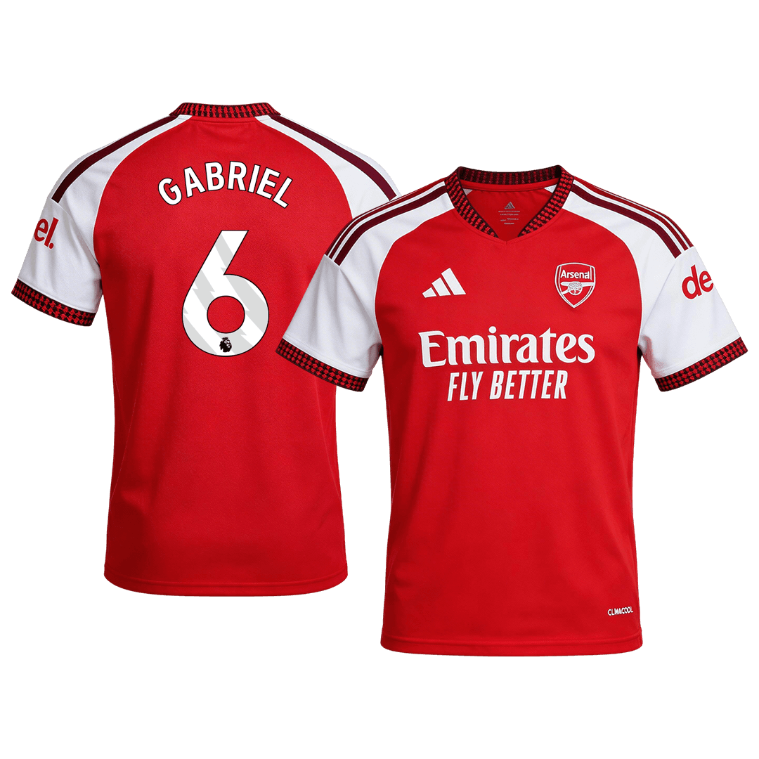 Arsenal 2026/27 Home Soccer Jersey - GABRIEL #6
