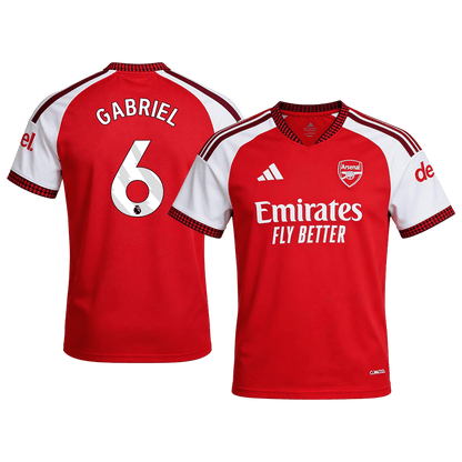 Arsenal 2026/27 Home Soccer Jersey - GABRIEL #6