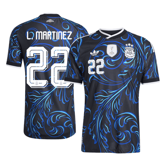 Argentina World Cup 2026 Away Soccer Jersey - L. MARTINEZ #22 (Player Edition)