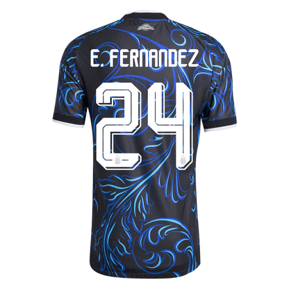 Argentina World Cup 2026 Away Soccer Jersey - E. FERNANDEZ #24 (Player Edition)
