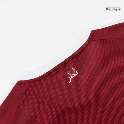 Men's Qatar World Cup 2026 Player Version Home Soccer Jersey - Slim Fit
