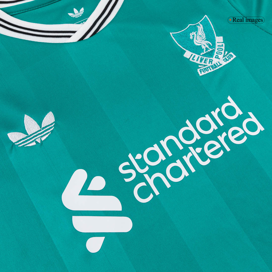 Kids Liverpool 2025/26 Third Away Soccer Full Kit