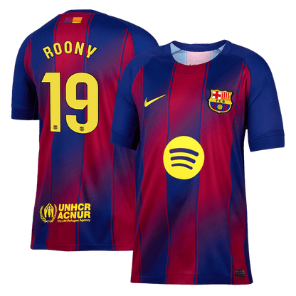 Barcelona 2025/26 Home Soccer Jersey - ROONY #19