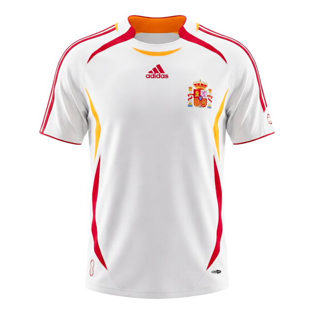 Retro Men's Spain 2006 Away Soccer Jersey