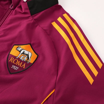 Roma 2025/26 Windbreaker Jacket Red