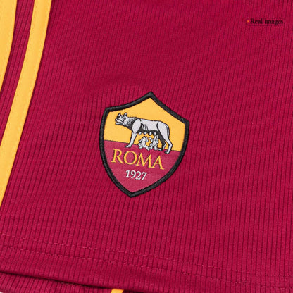 Kid's Roma 2025/26 Home Soccer Jersey Kit