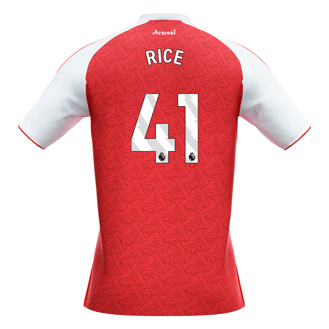 Arsenal 2025/26 Home Soccer Jersey - RICE #41