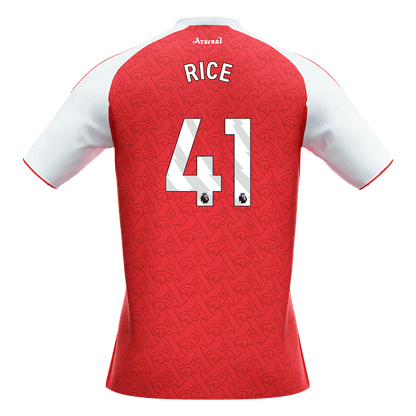Arsenal 2025/26 Home Soccer Jersey - RICE #41