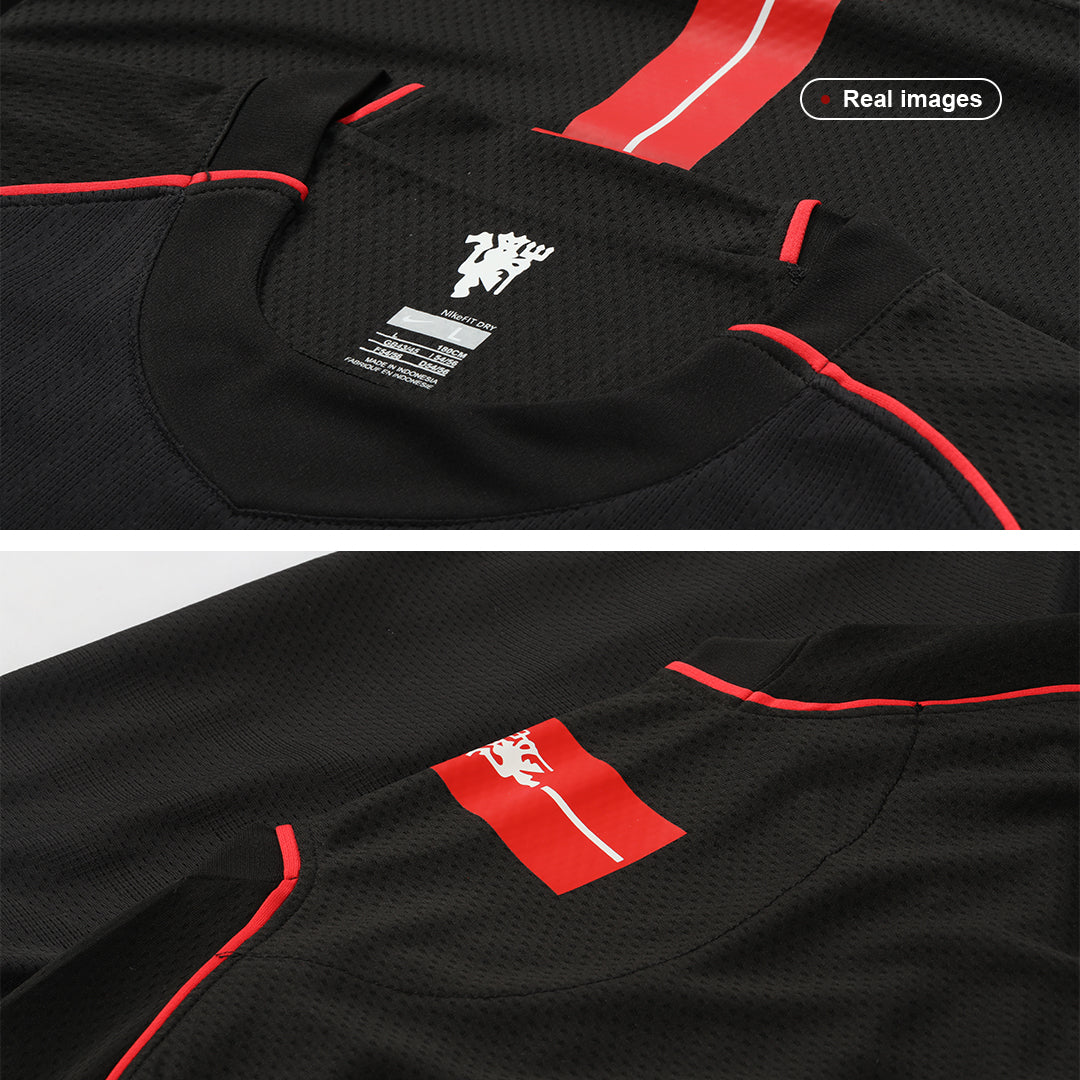 Retro ROONEY #10 Men's Manchester United 2007/08 Away Soccer Jersey