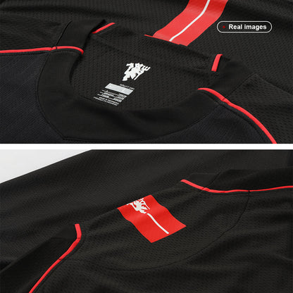 Retro ROONEY #10 Men's Manchester United 2007/08 Away Soccer Jersey