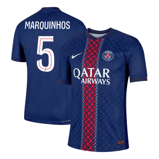 MARQUINHOS #5 Men's PSG 2025/26 Player Version Home Soccer Jersey - Slim Fit