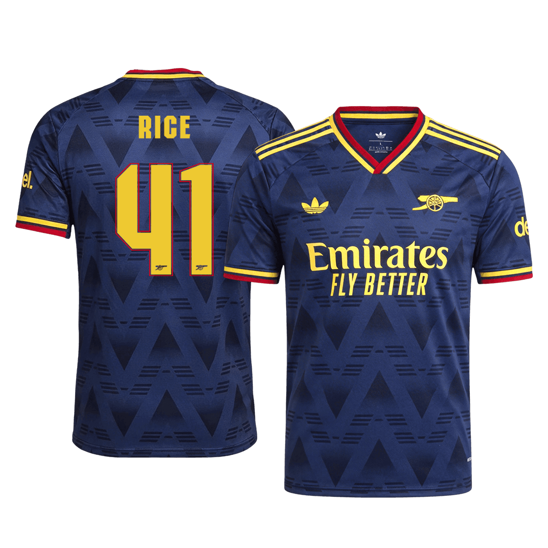 Arsenal 2026/27 Away Soccer Jersey - RICE #41 – UCL (Player Edition)