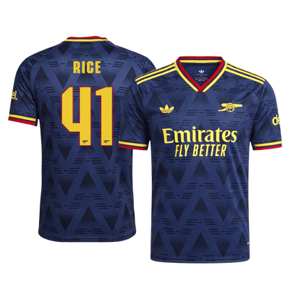Arsenal 2026/27 Away Soccer Jersey - RICE #41 – UCL (Player Edition)