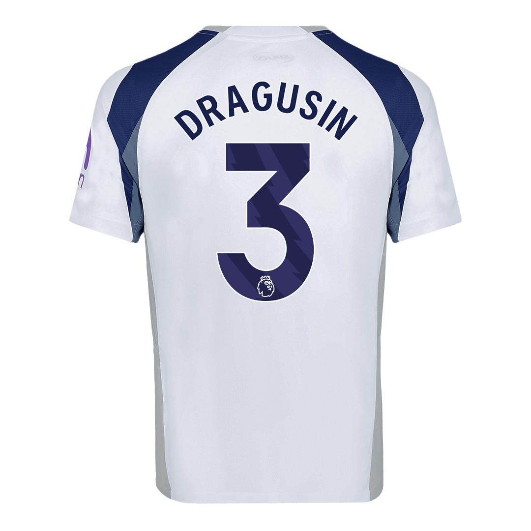 Tottenham Hotspur 2025/26 Home Soccer Jersey - DRAGUSIN #3