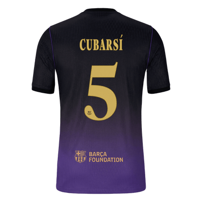 Barcelona 2026/27 Away Soccer Jersey - CUBARSÍ #5 – UCL (Player Edition)