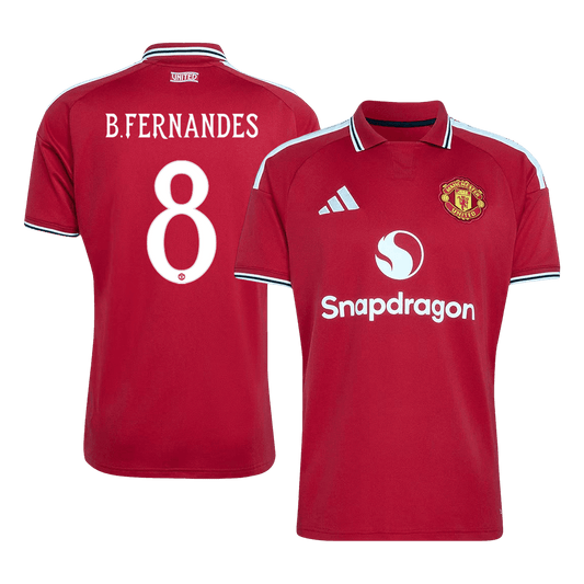 Manchester United 2026/27 Home Soccer Jersey - B.FERNANDES #8 – UCL
