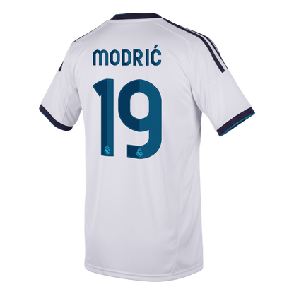 Real Madrid 2012/13 Retro Home Soccer Jersey - MODRIĆ #19