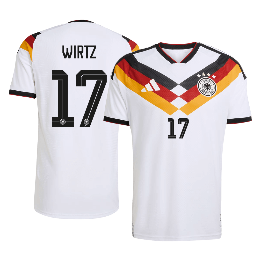 Germany World Cup 2026 Home Soccer Jersey - WIRTZ #17 (Player Edition)