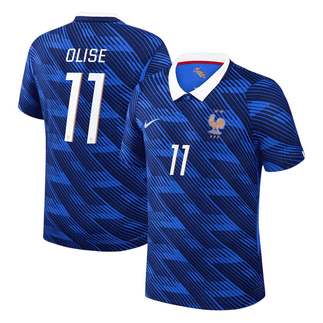 France World Cup 2026 Home Soccer Jersey - OLISE #11 (Player Edition)