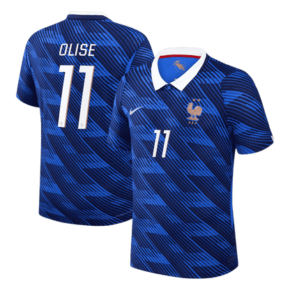 France World Cup 2026 Home Soccer Jersey - OLISE #11 (Player Edition)