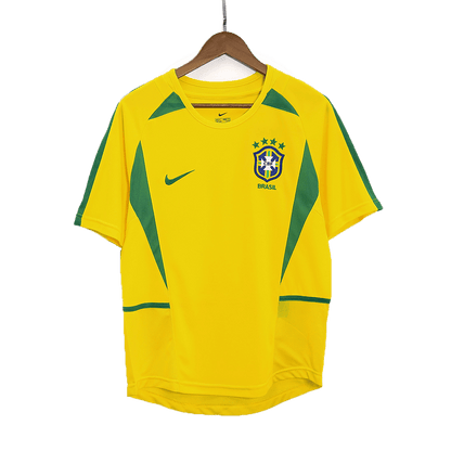 Retro Men's Brazil 2002/03 Home Soccer Jersey