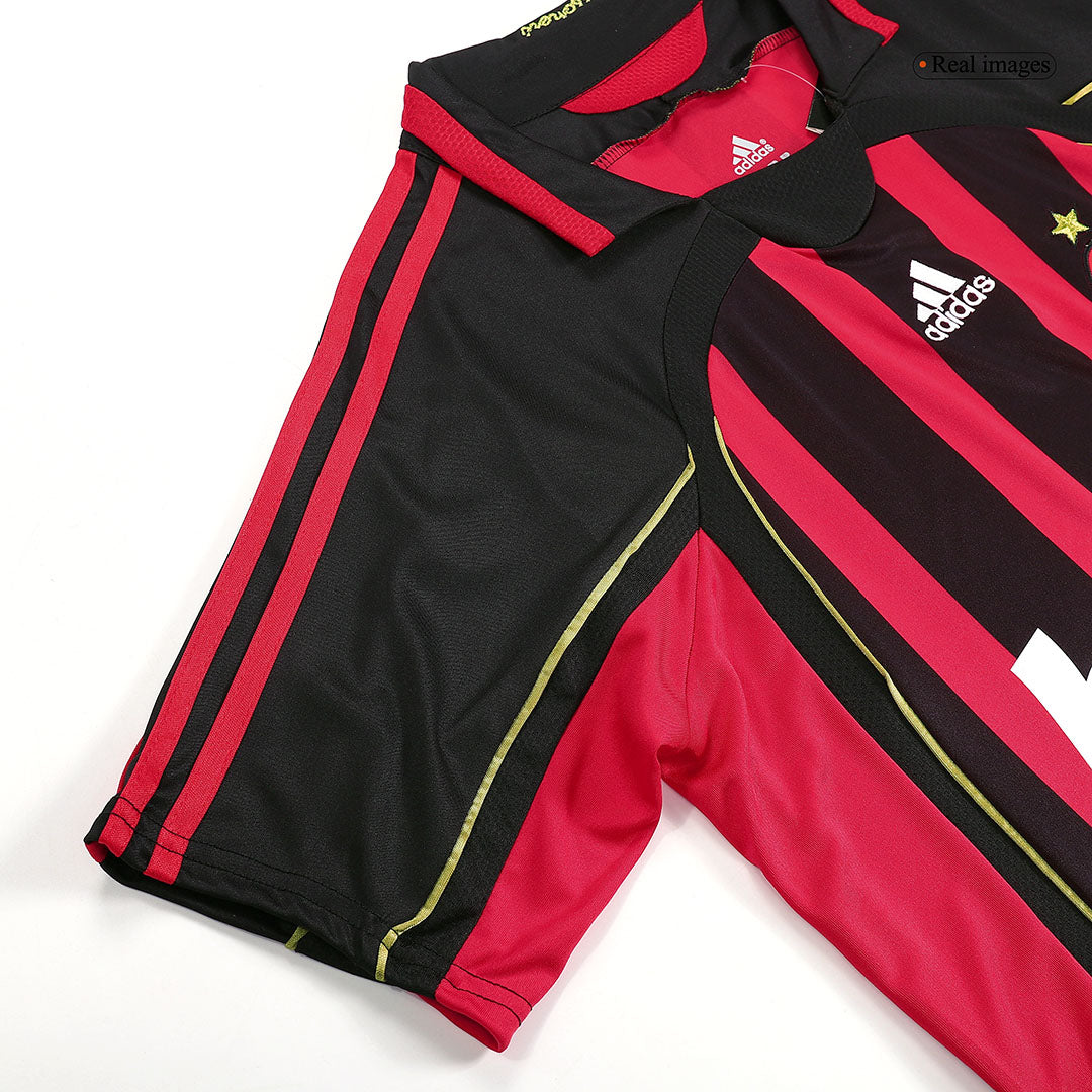 AC Milan 2006/07 Retro Home Soccer Jersey - MALDINI #3