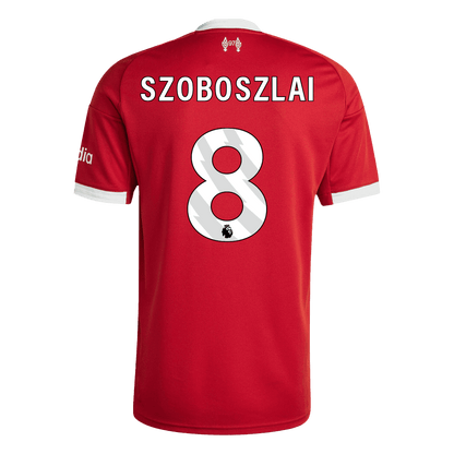 Liverpool 2025/26 Home Soccer Jersey - SZOBOSZLAI #8