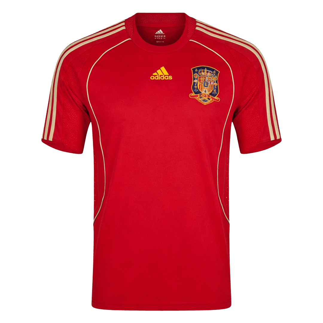 Spain 2008 Retro Home Soccer Jersey