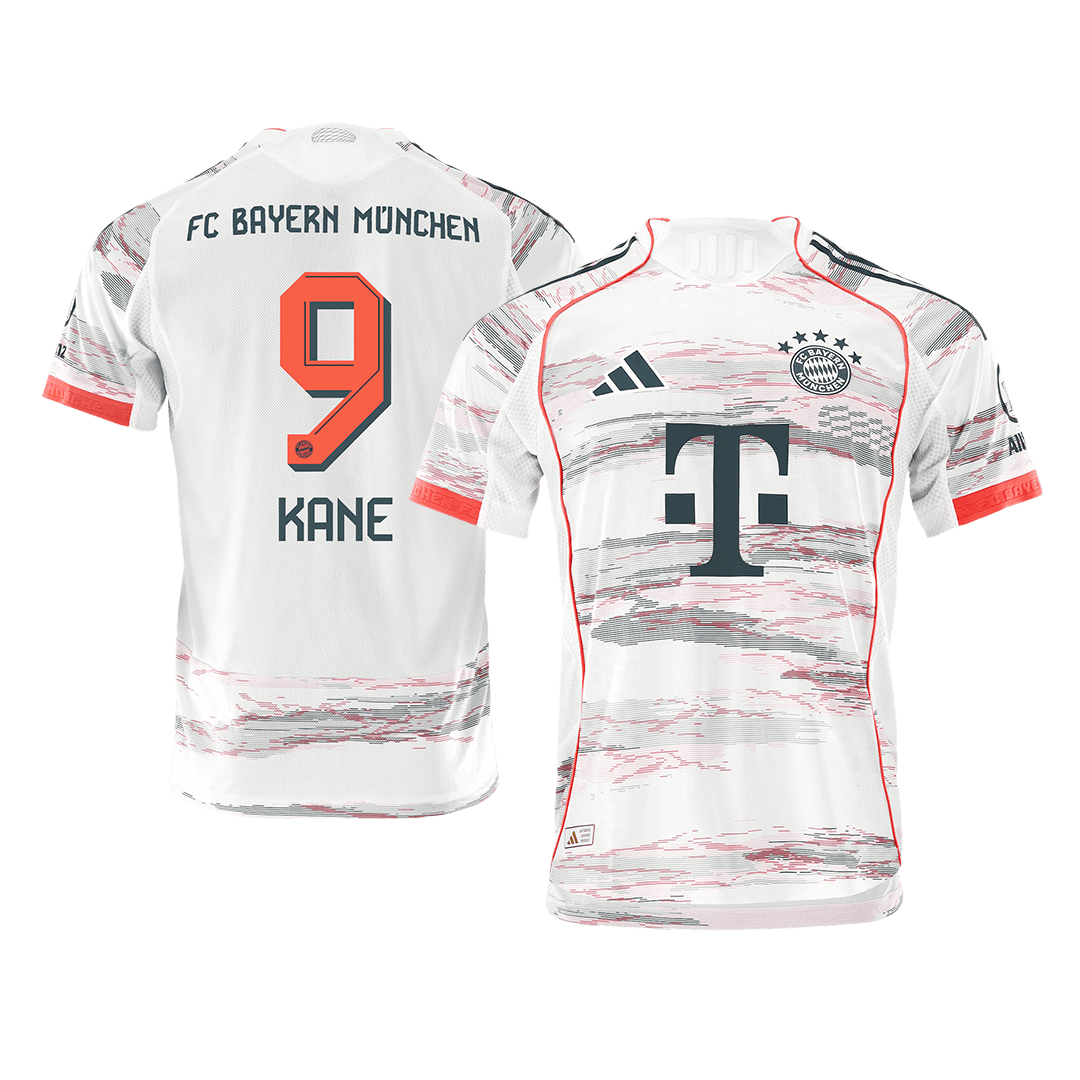 Bayern Munich 2025/26 Away Soccer Jersey - KANE #9 (Player Edition)
