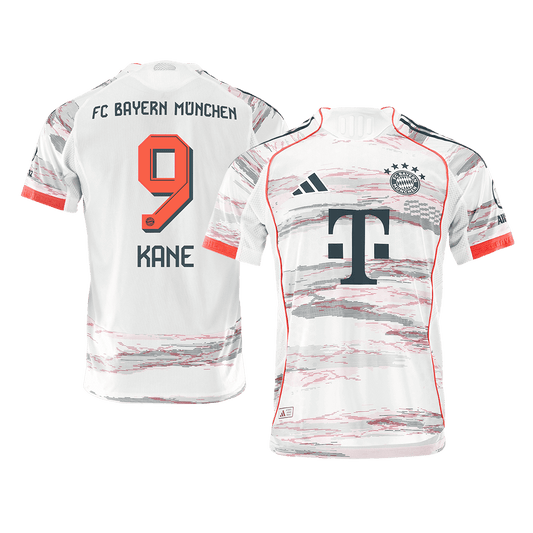 KANE #9 Men's Bayern Munich 2025/26 Player Version Away Soccer Jersey - Slim Fit
