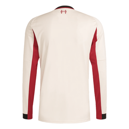 Men's Liverpool 2025/26 Away Long Sleeve Soccer Jersey