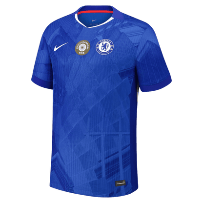 Chelsea 2025/26 Home Soccer Jersey - WORLD CHAMPIONS #25 - with chest badge (Player Edition)