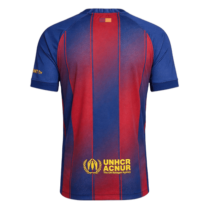 Men's Barcelona 2025/26 Home Soccer Jersey