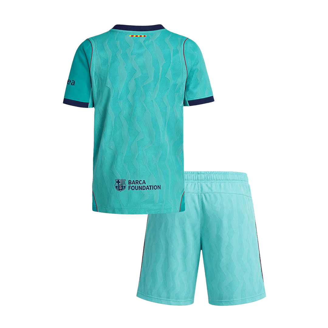 Kids Barcelona 2026/27 Third Away Soccer Kit