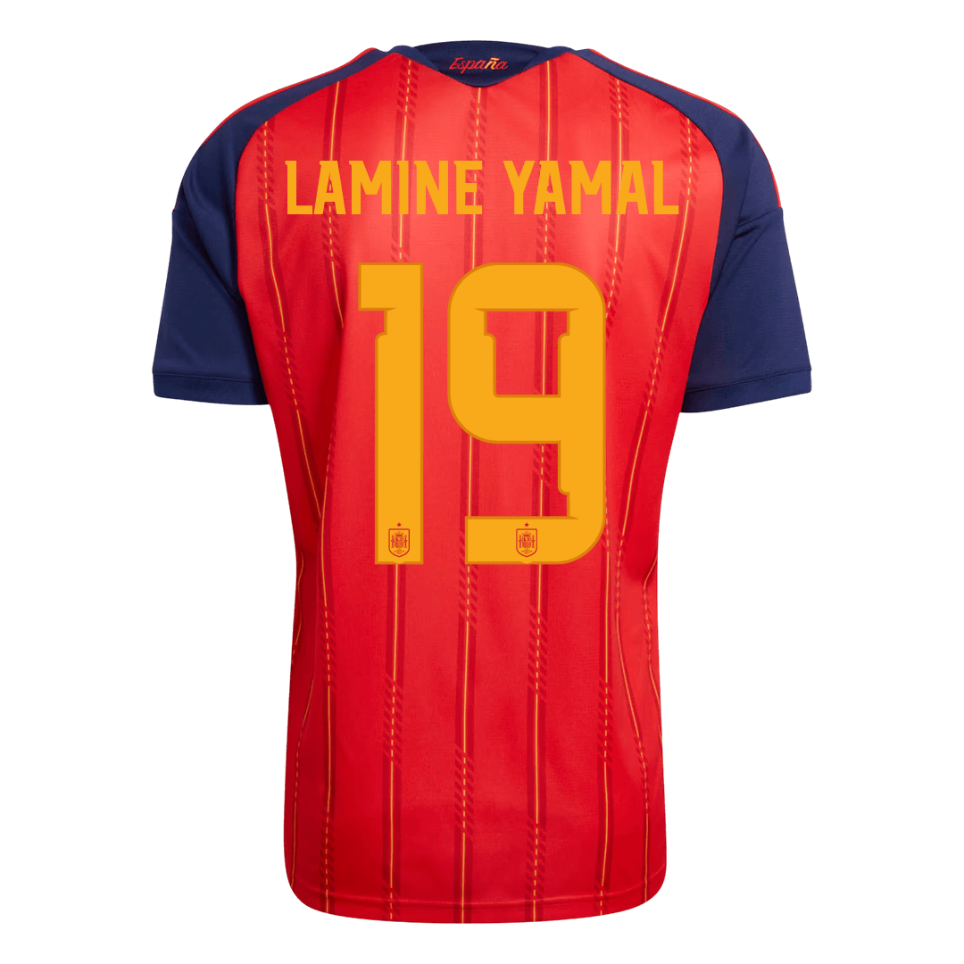 Spain World Cup 2026 Home Soccer Jersey - LAMINE YAMAL #19