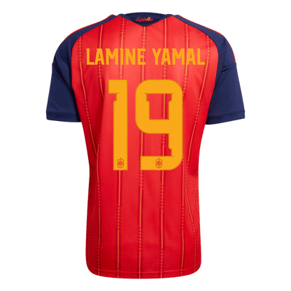 Spain World Cup 2026 Home Soccer Jersey - LAMINE YAMAL #19