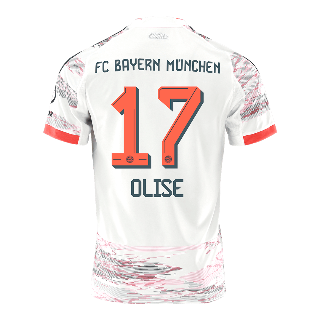 OLISE #17 Men's Bayern Munich 2025/26 Away Soccer Jersey