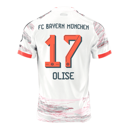 OLISE #17 Men's Bayern Munich 2025/26 Away Soccer Jersey
