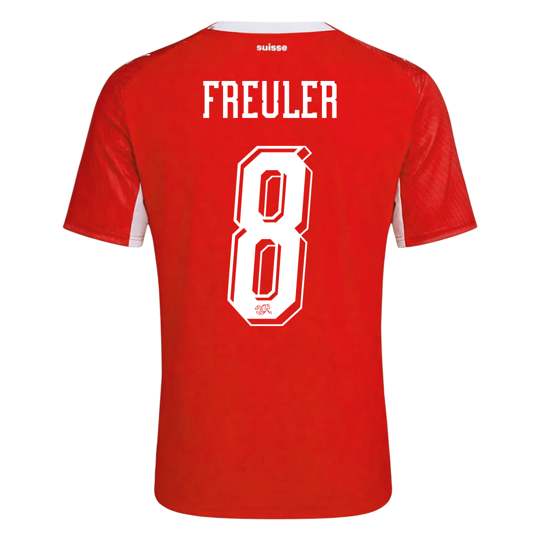 Switzerland World Cup 2026 Home Soccer Jersey - REULER #8