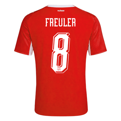 Switzerland World Cup 2026 Home Soccer Jersey - REULER #8