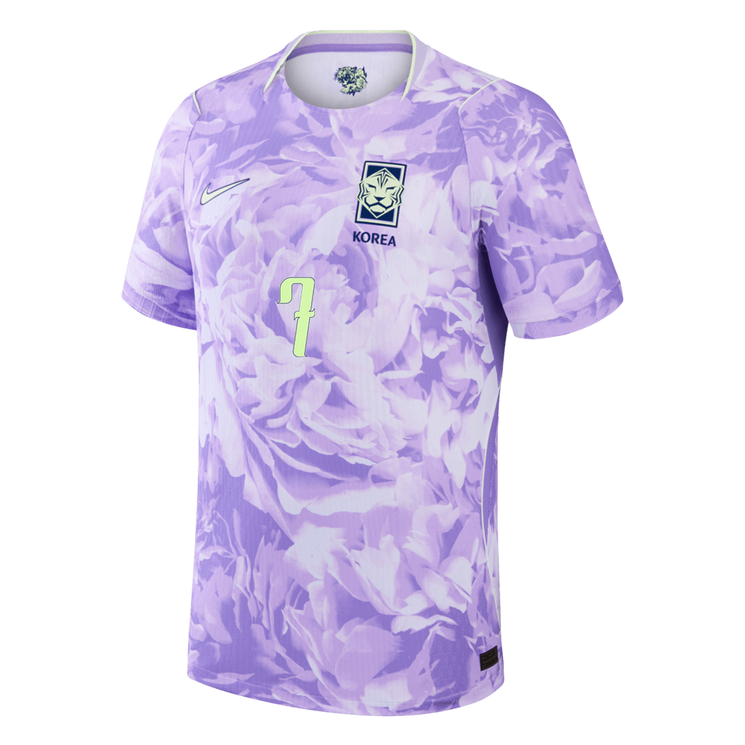HEUNGMIN #7 Men's South Korea World Cup 2026 Player Version Away Soccer Jersey - Slim Fit
