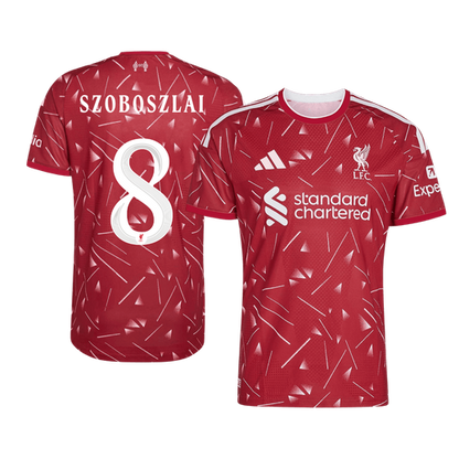 Liverpool 2026/27 Home Soccer Jersey - SZOBOSZLAI #8 – UCL (Player Edition)