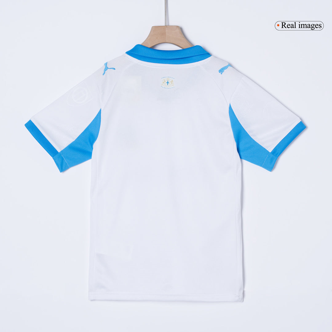 Kids Marseille 2025/26 Home Soccer Kit