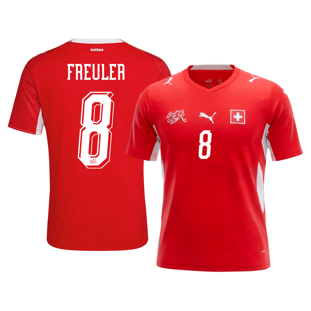 Switzerland World Cup 2026 Home Soccer Jersey - REULER #8