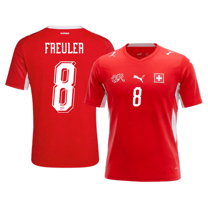 Switzerland World Cup 2026 Home Soccer Jersey - REULER #8