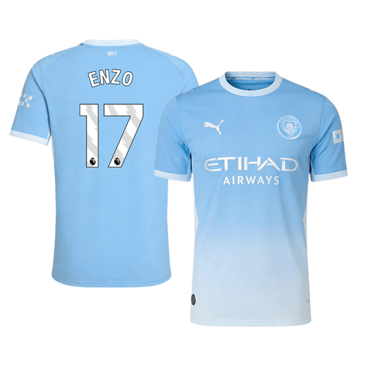 Manchester City 2026/27 Home Soccer Jersey - ENZO #17 (Player Edition)